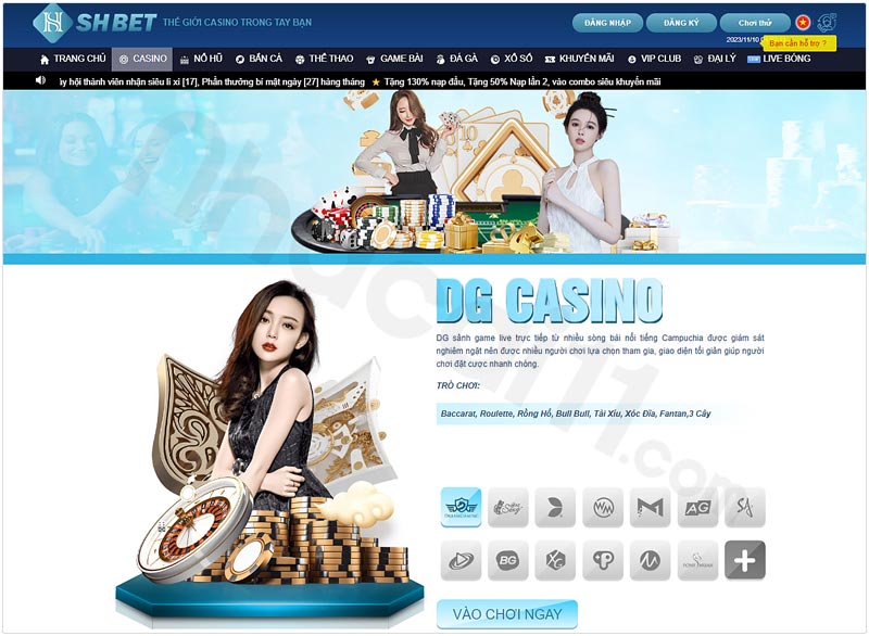 Website SHBet từ lâu đã nổi tiếng là sòng casino online chất lượng cao