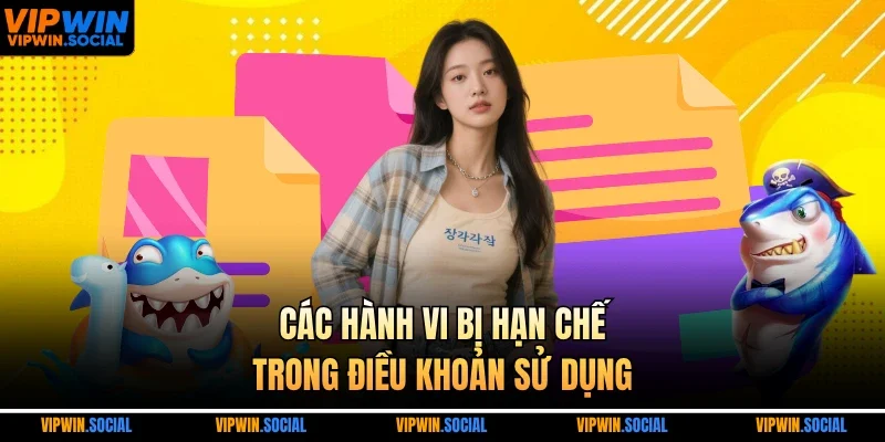 Các hành vi bị hạn chế trong điều khoản sử dụng