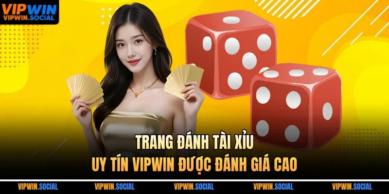 Trang đánh tài xỉu uy tín VIPWIN được đánh giá cao
